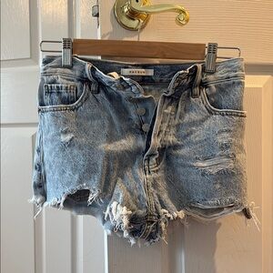 Pacsun ripped denim shorts